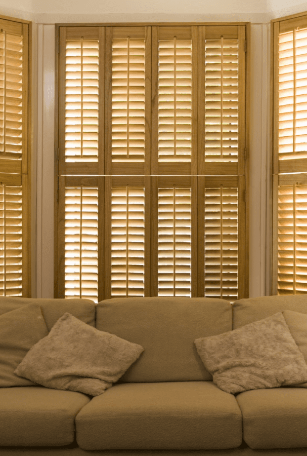 Seattle Shutters in a living room