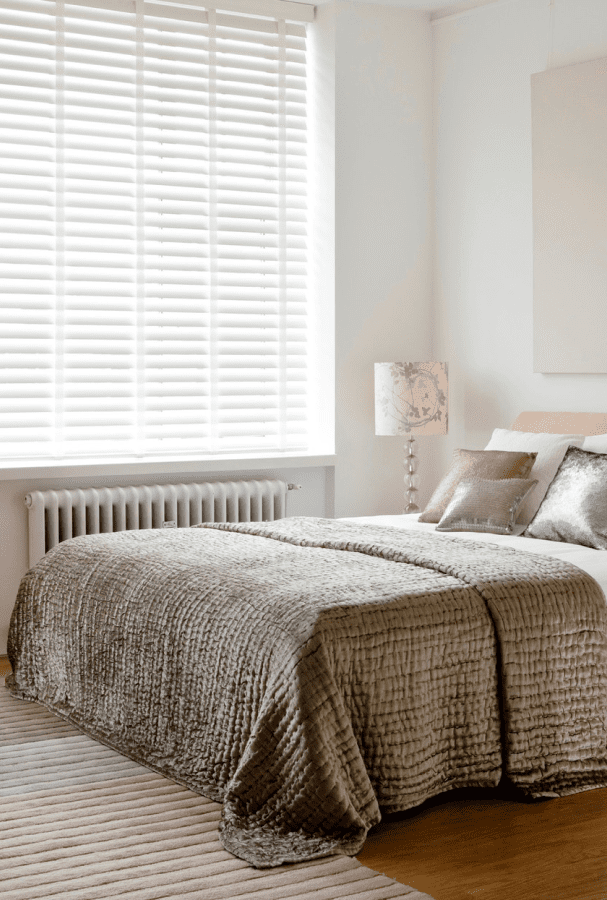 Venetian Blinds in a Bedroom