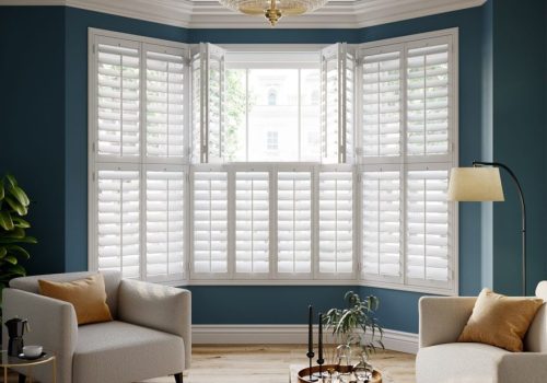 tier on tier shutters in living room
