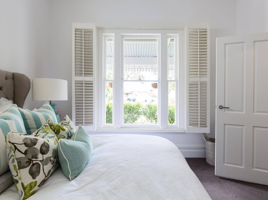 bedroom window shutters