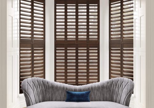 full-height bay window shutters