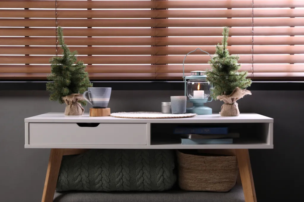 Brown Blinds for Winter
