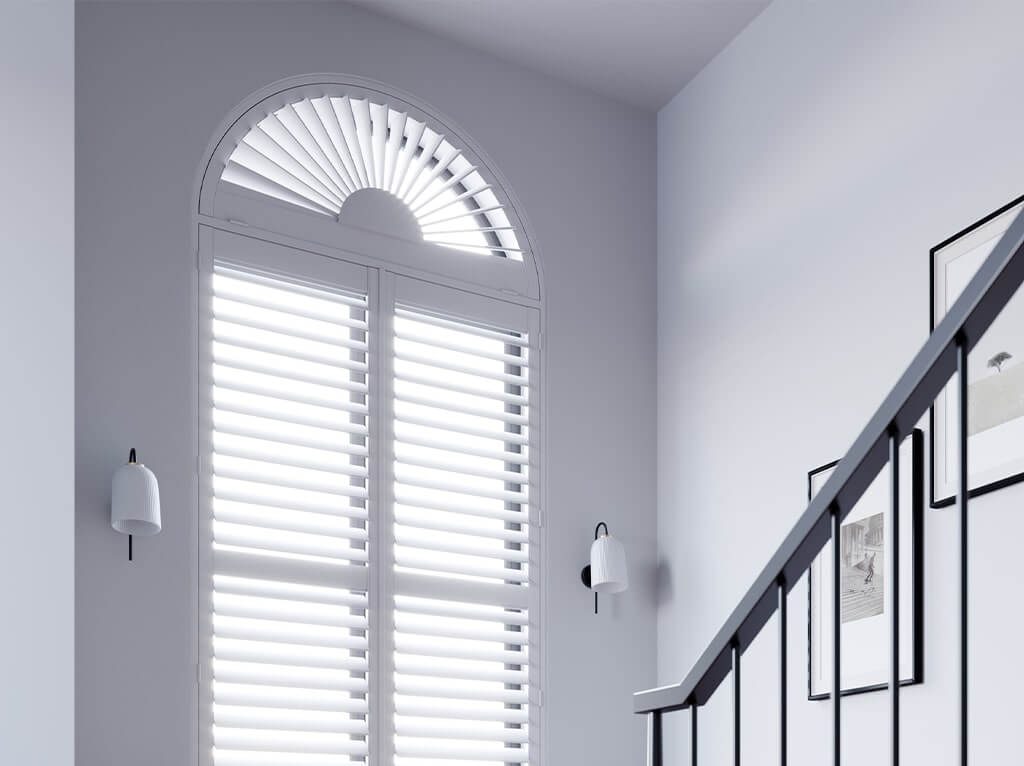 Blinds and Shutters for Shaped Windows
