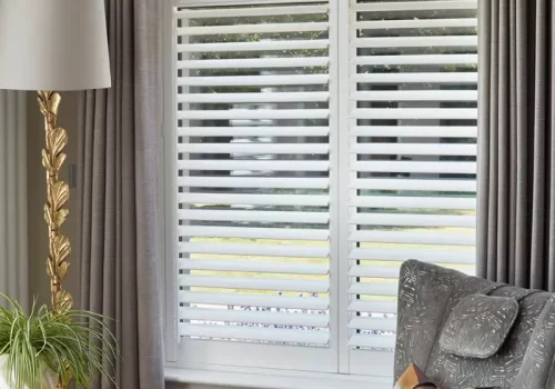 Thermal Shutters in a Living Room