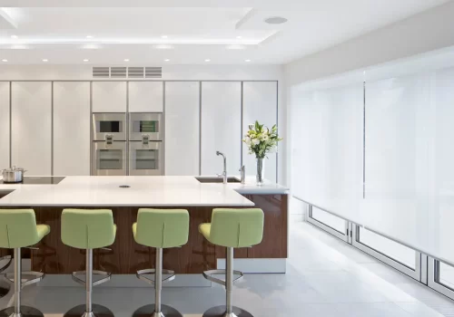 Bifold Door Blinds Kitchen