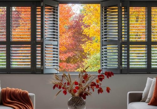 autumn window blinds