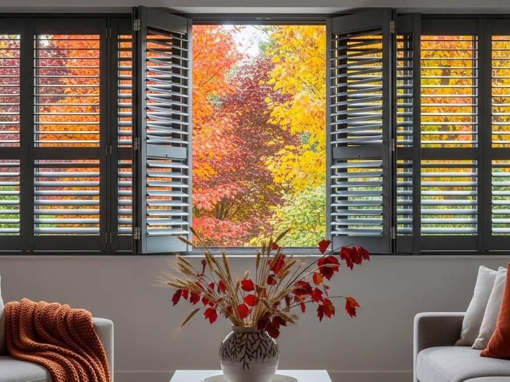 autumn window blinds