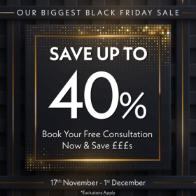 Save Up to 40% in Our Biggest Black Friday Sale Event - 17th November – 1st December