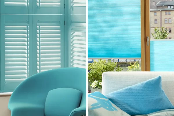 Blue Shutters vs Blinds