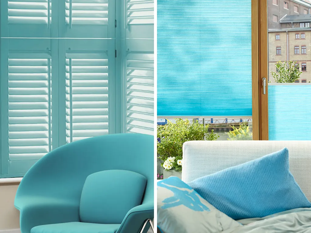 Blue Shutters vs Blinds