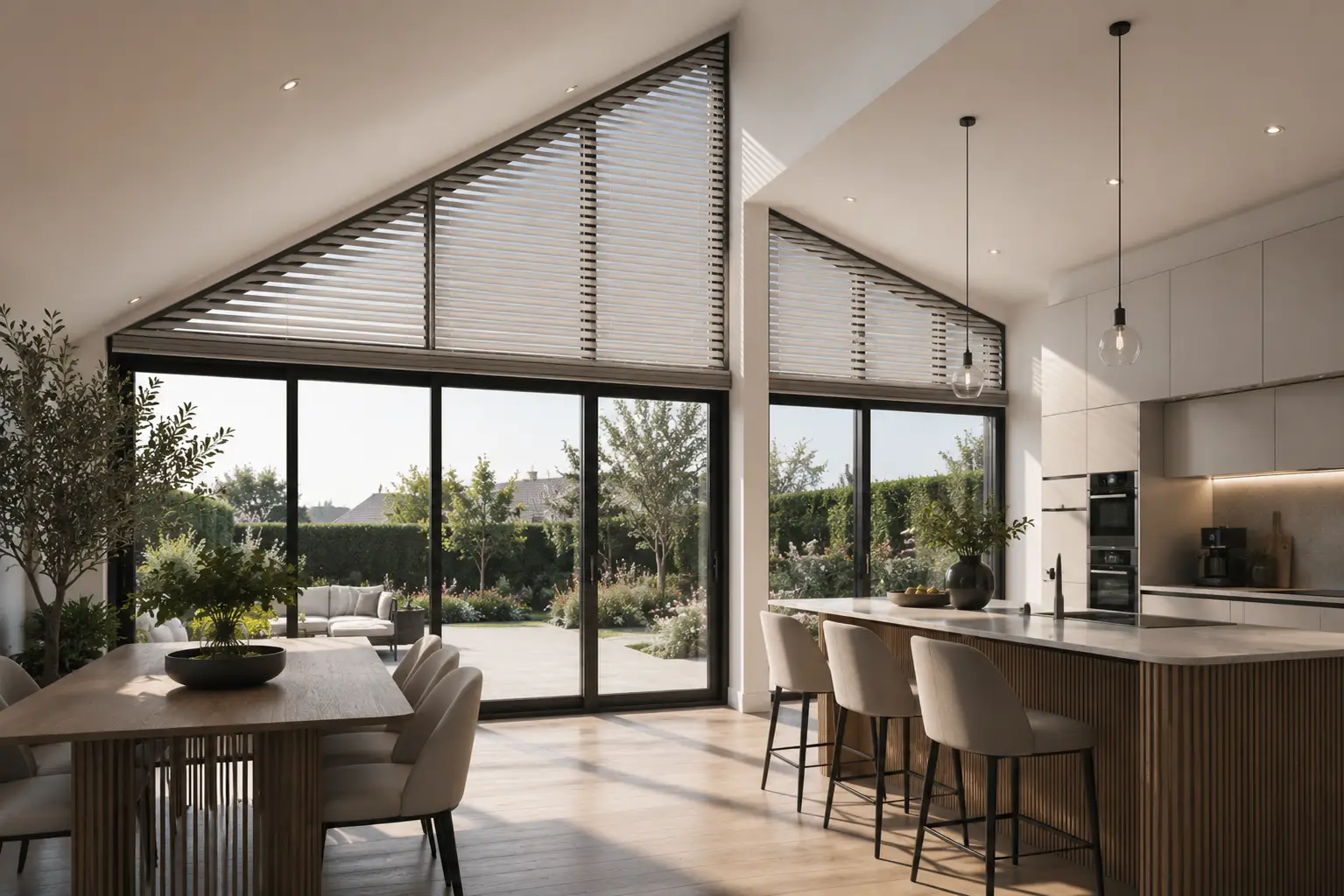 Extension Shaped Blinds