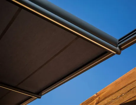 B128 Awning with LED lighting